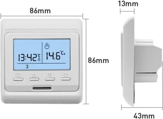 Thermostaat voor elektrische vloerverwarming