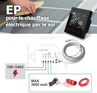 Thermostaat voor elektrische vloerverwarming