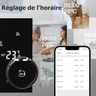Thermostaat voor elektrische vloerverwarming