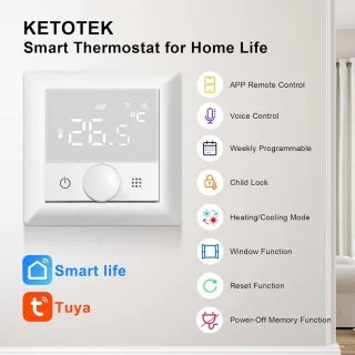 Thermostaat voor elektrische vloerverwarming