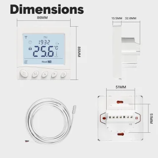 Thermostaat voor Elektrische Vloerverwarming