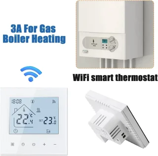 Thermostaat voor ketel- en vloerverwarming