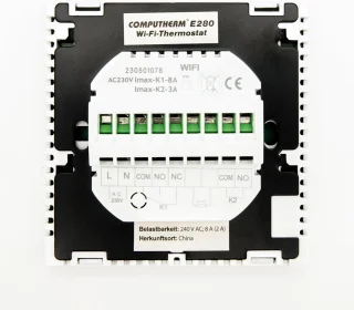 Thermostaat voor radiator- en vloerverwarming