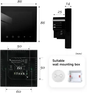 Thermostaat voor vloerverwarming