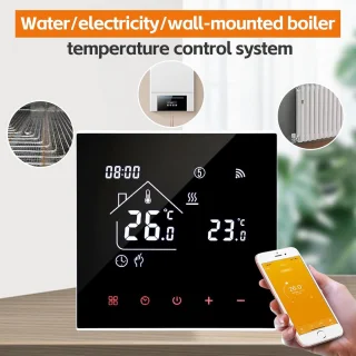 Thermostaat voor vloerverwarming en boiler