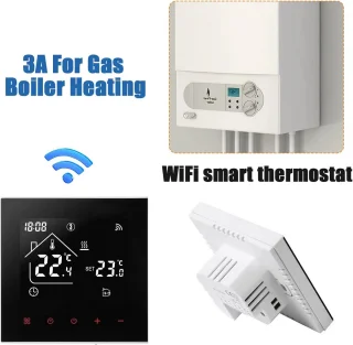 Thermostaat voor vloerverwarming en boiler