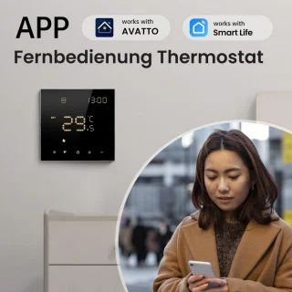 Thermostaat voor vloerverwarming en CV-ketel