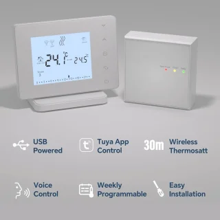 Thermostaat voor vloerverwarming en gasverwarming