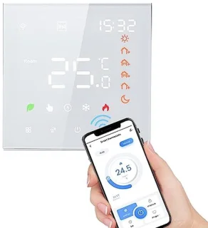 Thermostaat voor vloerverwarming en warmwater