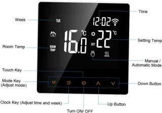 Thermostaat voor vloerverwarming