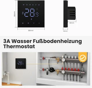 Thermostaat voor vloerverwarming