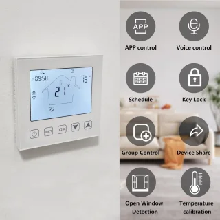 Thermostaat voor water- en vloerverwarming