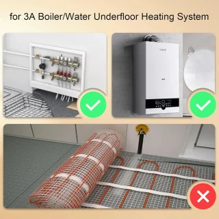 Thermostaat voor water- en vloerverwarming