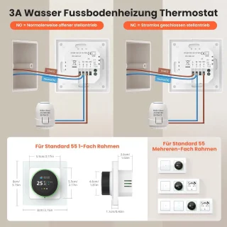 Thermostaat voor watervloerverwarming