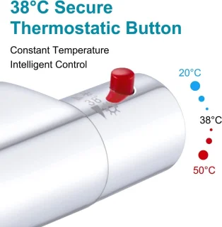 Thermostatische douchekraan