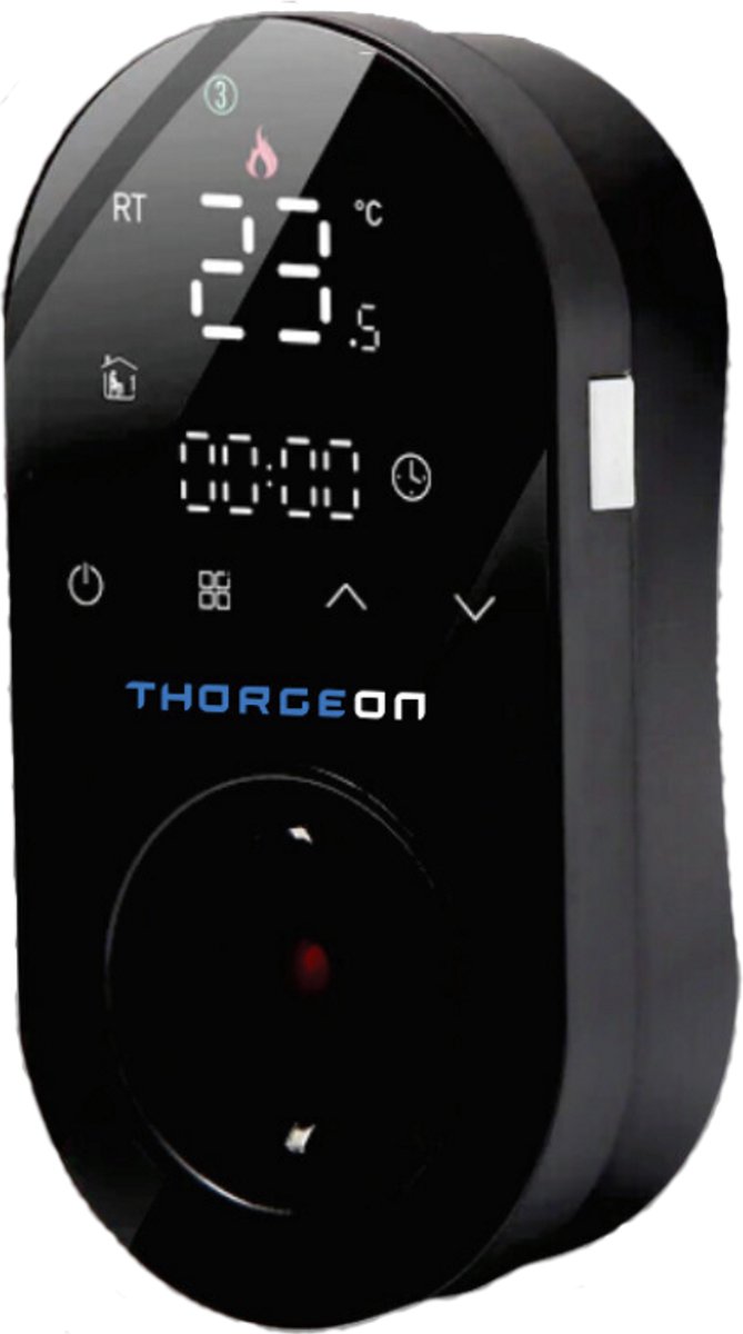 De Thorgeon Digital Wi-Fi Thermostat Zwart in één oogopslag