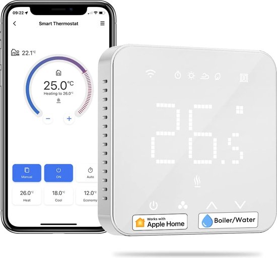 Timé Slimme Thermostaat Touchscreen WiFi review