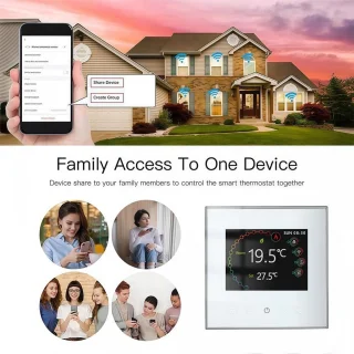 Touchscreen Thermostaat