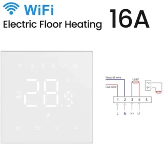 Tuya WiFi Smart Thermostaat 16A