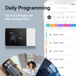 Tuya WiFi-thermostaat