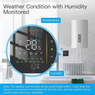 Tuya WiFi Thermostaat voor gasboiler