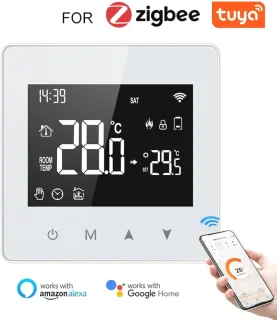 TUYA ZigBee Programmeermodule Thermostaat