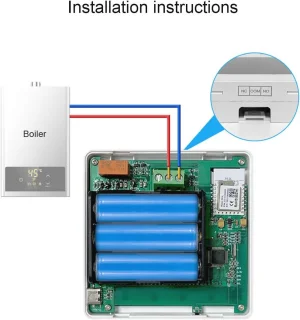 TUYA ZigBee Programmeermodule Thermostaat