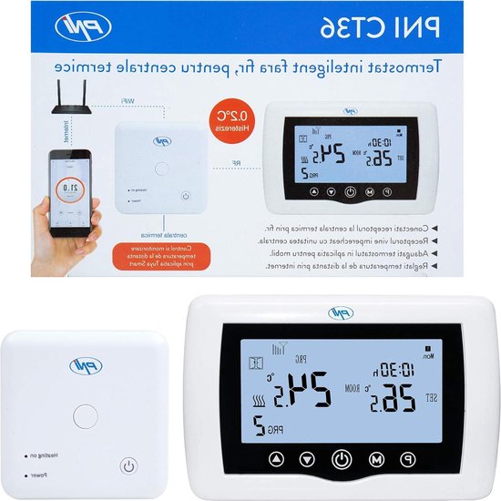 TuyaSmart Draadloze Slimme Thermostaat WiFi review