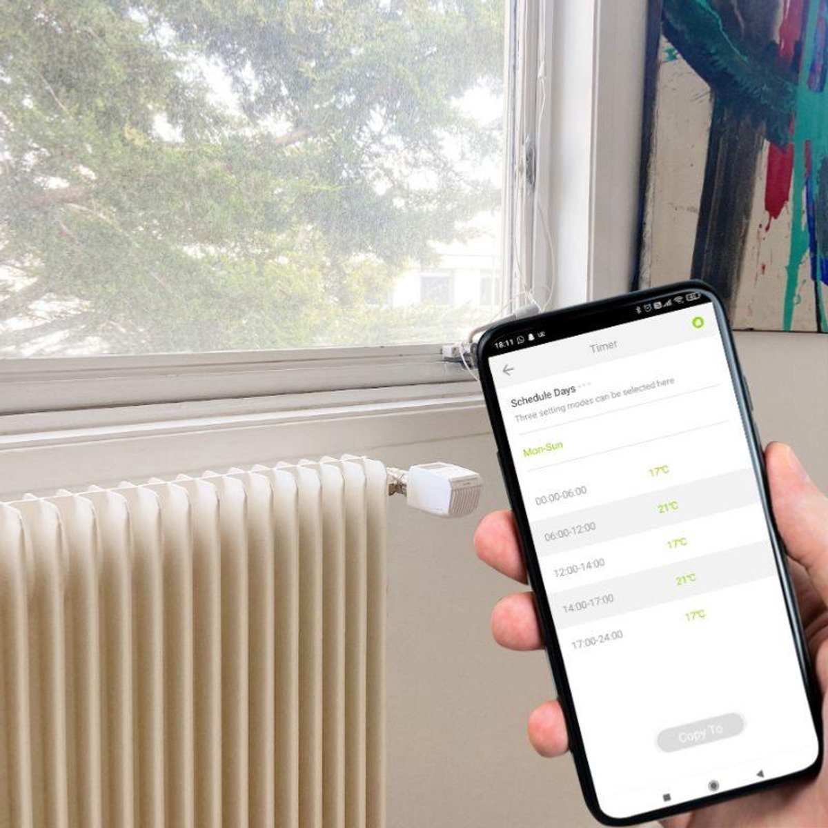 Wat vinden we goed aan de Universal thermostatische kop met LCD-scherm