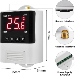 Universeel Digitale Temperatuurregelaar AC 110-230V