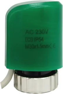 De Universele thermische aandrijving voor vloerverwarming 230/24V in één oogopslag