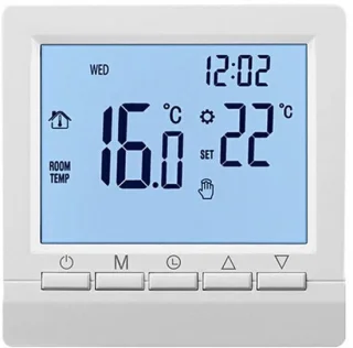 Universele weekprogrammeerbare gashaardthermostaat, wit review