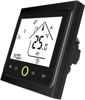 Ventilatiethermostaat voor vloerverwarming