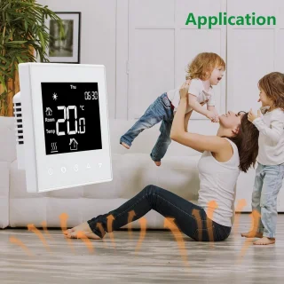 Vloerverwarming thermostaat LCD-touchscreen