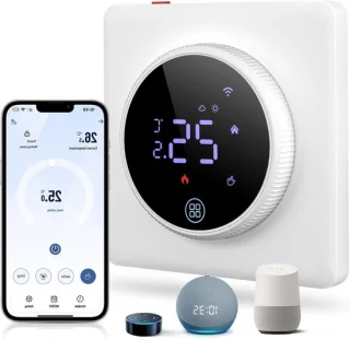 Vloerverwarming thermostaat - slimme kamerregelaar - wit