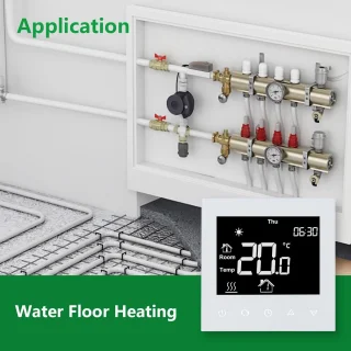 Vloerverwarming Thermostaat voor watergedragen systemen