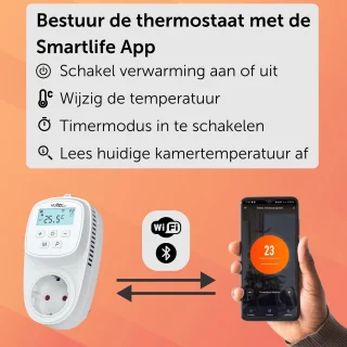 Vultec Plug-in Wifi Thermostaat Stekker