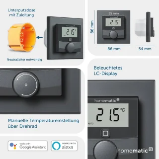 Wandthermostaat Vloerverwarming