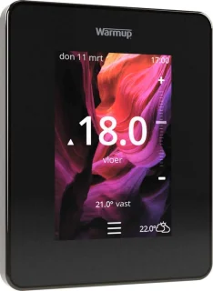 Warmup 6iE Smart Wifi Thermostaat Onyx Black