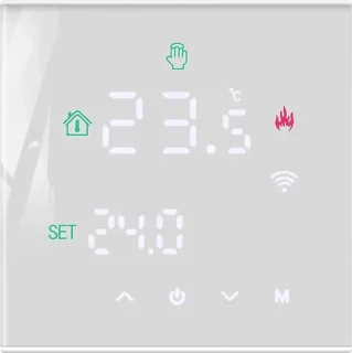 White-label Draadloze Wifi Thermostaat Wit