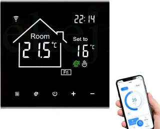 De Wi-Fi slimme thermostaat watergedragen vloerverwarmingsregelaar in één oogopslag