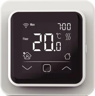 WiFi Klokthermostaat RAL 9010 Polar wit