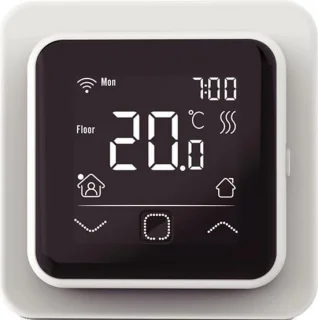 WiFi Klokthermostaat RAL 9010 Polar wit