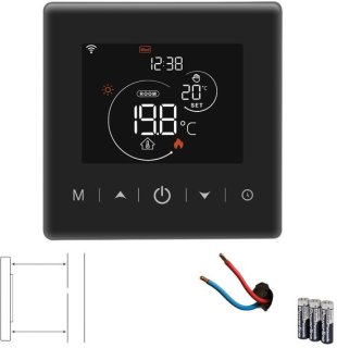 WiFi Opbouwthermostaat - Zwart review