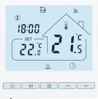 De WiFi slimme thermostaat 16A voor elektrische vloerverwarming in één oogopslag