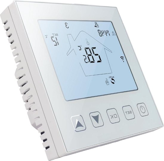 WiFi Smart Thermostaat 16A voor Elektrische Vloerverwarming Tuya