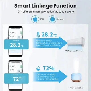 WiFi Temperatuur- en Vochtigheidssensor