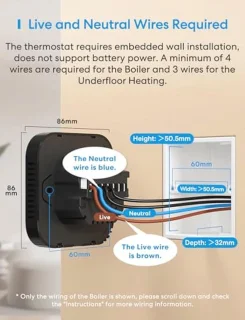 WiFi Thermostaat Vloerverwarming