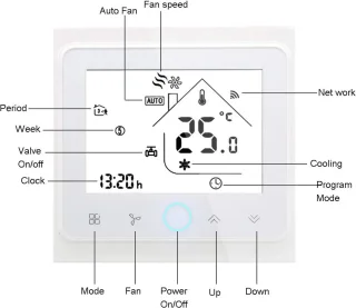 WiFi Thermostaat voor Airconditioning (4-kanaals)
