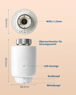 WiFi Thermostaat voor Vloerverwarming en Radiatoren